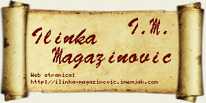 Ilinka Magazinović vizit kartica